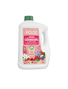 Engrais plantes fleuries et géranium 2,5L - ECLOZ ECLOZ Les engrais naturels