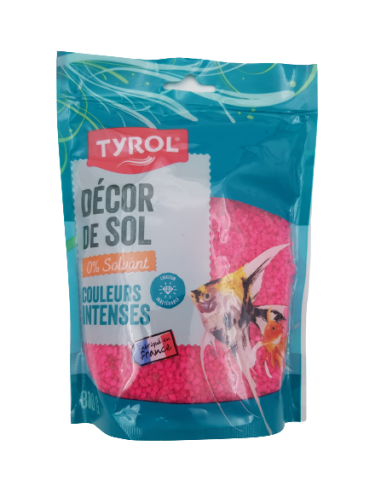 Décor de sol d'aquarium rose 800g - Tyrol Tyrol Sable et gravier d'aquarium
