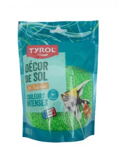 Décor de sol d'aquarium vert 800g - Tyrol Tyrol Sable et gravier d'aquarium