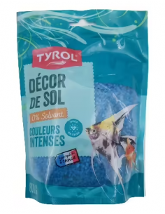 Décor de sol d'aquarium bleu 800g - Tyrol Tyrol Sable et gravier d'aquarium