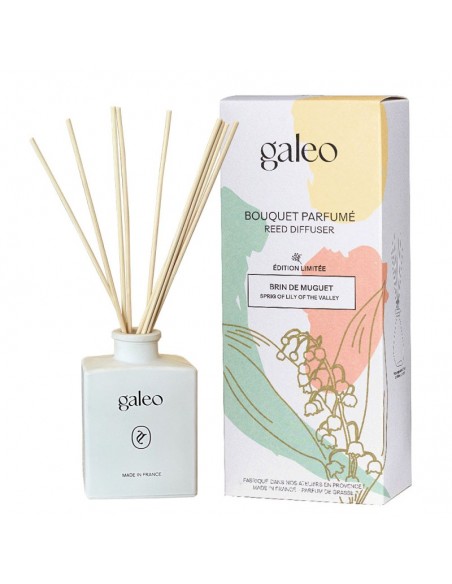 Diffuseur rotin "Brin de Muguet" 100 ml - Galeo GALEO Diffuseur de parfum