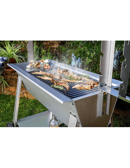 Barbecue rôtissoire à charbon TITAN - Somagic SOMAGIC Barbecue