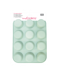 Moule 12 muffins en silicone - Scrapbooking ScrapCooking Moule & Ustensile à pâtisserie