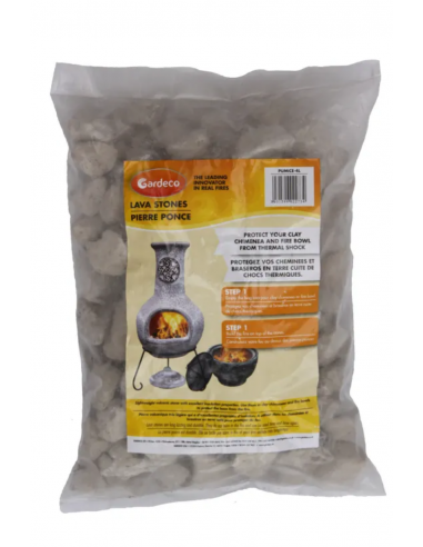 Pierre de lave 4L - Gardeco Gardeco Charbons de bois et allume-feux