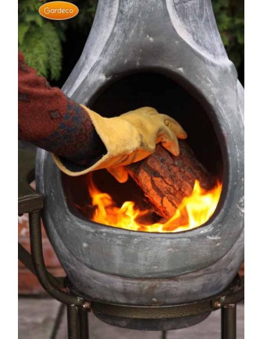 Gants en cuir anti-feu - Gardeco Gardeco Accessoires barbecue et plancha