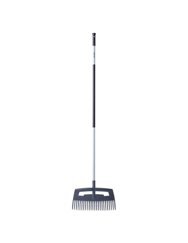 Balai à Gazon Fils Plats 24 Dents Manche en aluminium 166cm - ECLOZ ECLOZ Balais