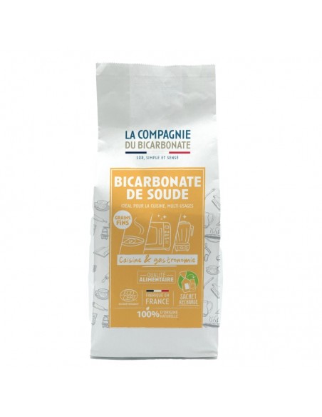 Bicarbonate de Soude Grains Fins 1kg - La Compagnie du Bicarbonate La Compagnie du Bicarbonate Produits ménagers