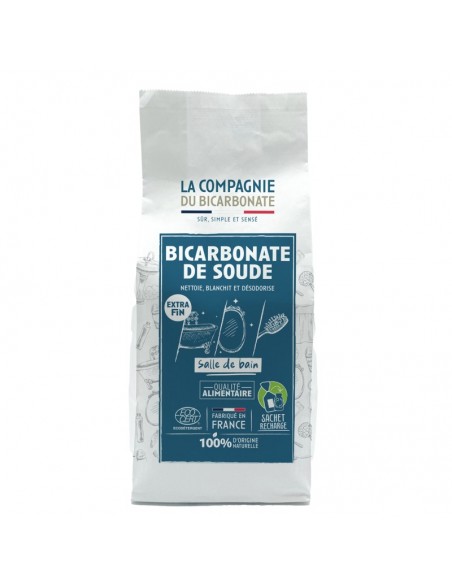 Bicarbonate de Soude Grains Extra-Fins 1kg - La Compagnie du Bicarbonate La Compagnie du Bicarbonate Produits ménagers