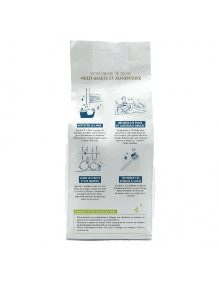 Bicarbonate de Soude Grains Extra-Fins 1kg - La Compagnie du Bicarbonate La Compagnie du Bicarbonate Produits ménagers