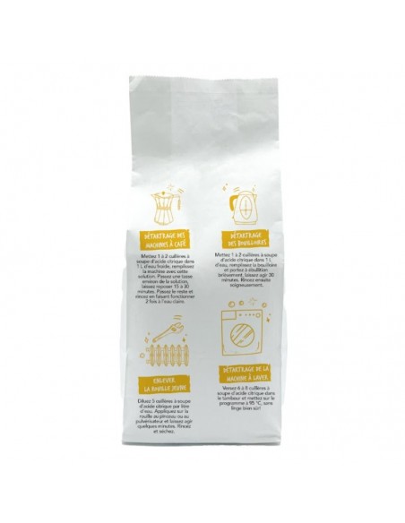 Acide Citrique 1kg - La Compagnie du Bicarbonate La Compagnie du Bicarbonate Produits ménagers