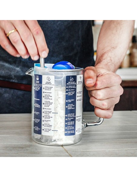 Verre doseur + kit pour fabriquer ses produits d'entretien - La Compagnie du Bicarbonate La Compagnie du Bicarbonate Produits...