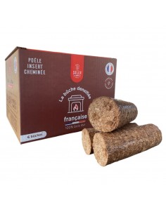 Bûches de bois densifié - Soler Soler Charbons de bois et allume-feux
