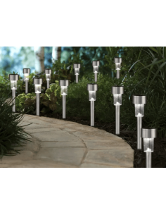 Pack de 10 balises solaires déco - ECLOZ  Spot, applique et balise 2