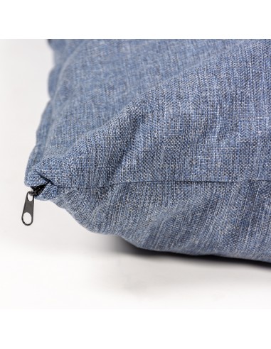 Coussin rectangulaire Textura bleu 80x55 cm - Laroy Group LAROY GROUP Coussin et matelas