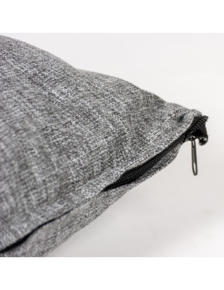 Coussin rectangulaire Textura gris 80x55 cm - Laroy Group LAROY GROUP Coussin et matelas