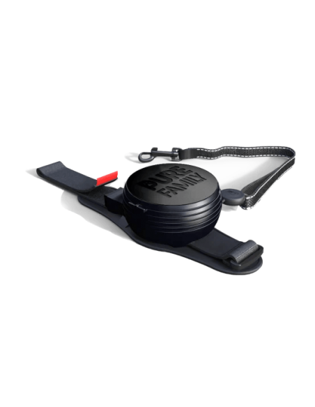 Laisse à main libre noire taille M - Pure Family Pure Family Laisses et laisses à enrouleur