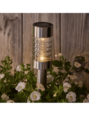 Balises solaires en plastique et verre - ECLOZ ECLOZ Spot, applique et balise