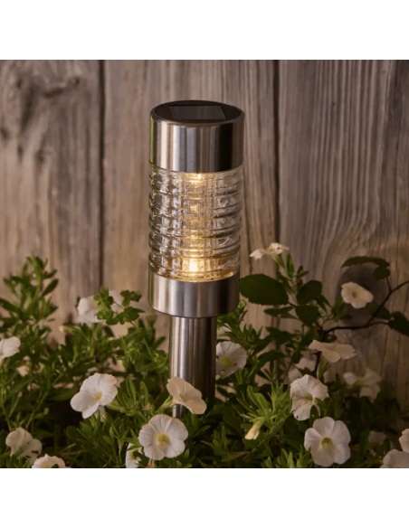 Balises solaires en plastique et verre - ECLOZ ECLOZ Spot, applique et balise