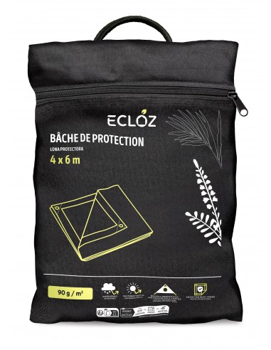 Bâche extérieure polyester 6 x 4 m - ECLOZ ECLOZ Gestion des déchets végétaux