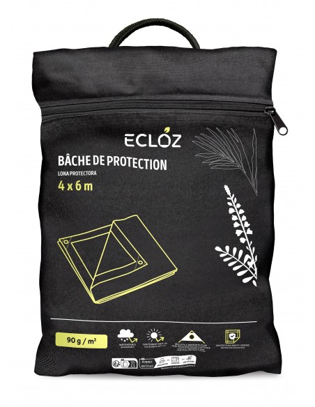 Bâche extérieure polyester 6 x 4 m - ECLOZ ECLOZ Gestion des déchets végétaux