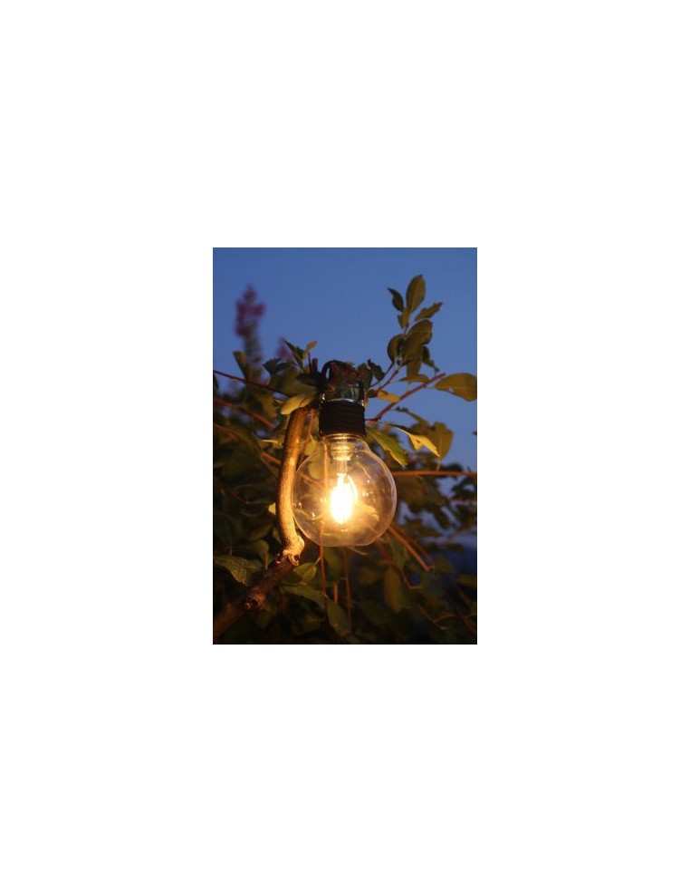 Ampoule solaire déco verre vert Ø12 cm - ECLOZ ECLOZ Guirlande, lanterne et objet décoratif
