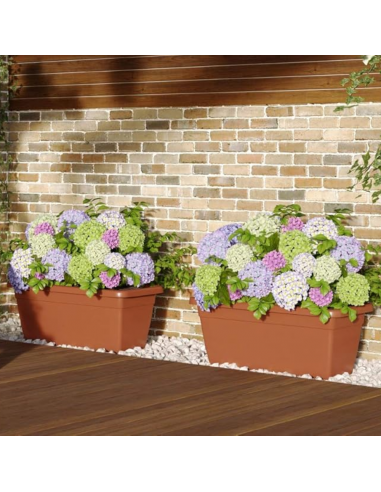 Jardinière Venezia XL 80cm couleur Terre Cuite - ARTEVASI  Pot, bac et jardinière en plastique