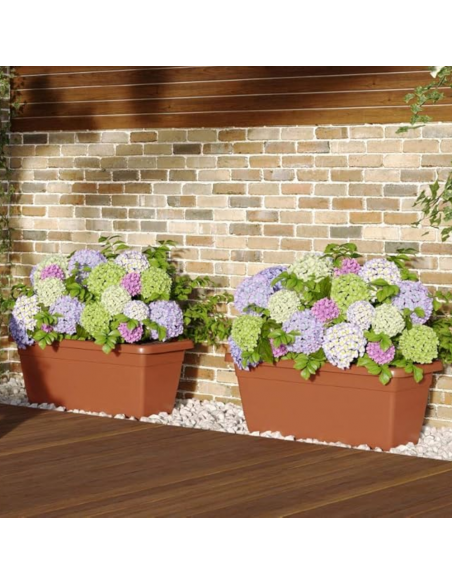 Jardinière Venezia XL 80cm couleur Terre Cuite - ARTEVASI  Pot, bac et jardinière en plastique