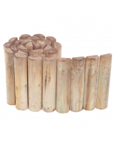 Bordure demi rondin L.200 x l.30 x E.7 cm - Forest Style Forest Style Bordures
