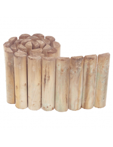 Bordure demi rondin L.200 x l.30 x E.7 cm - Forest Style Forest Style Bordures