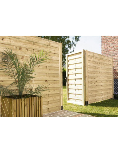 Panneau écran bois LUCAS L.180 x l.180 cm - Forest Style Forest Style Clôture et palissade