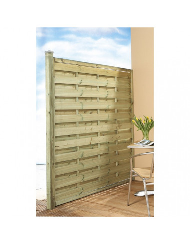 Panneau écran bois LUCAS L.180 x l.180 cm - Forest Style Forest Style Clôture et palissade