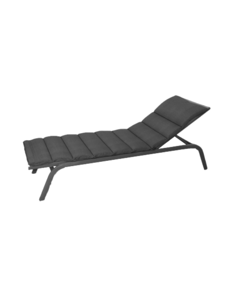 Coussin futon pour bain de soleil Ardoise - ECLOZ® ECLOZ Le coussinage & les tapis