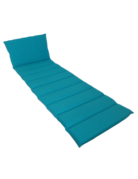 Coussin futon pour bain de soleil Turquoise - ECLOZ® ECLOZ Le coussinage & les tapis