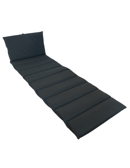 Coussin futon pour bain de soleil Ardoise - ECLOZ® ECLOZ Le coussinage & les tapis