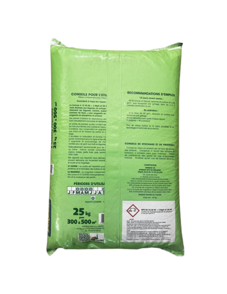 Engrais maraichage 25kg - Jardor  Les engrais de synthèse