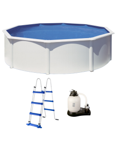 Piscine Fidji hors-sol en acier - Ø 460 x H120 cm - Gré Gré Piscines 2