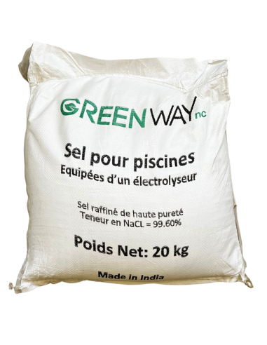 Sel pour piscine - Greenway NC® Green Way NC Filtres et pompes de piscine