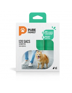 Sac à crottes x120 - Pure Family Pure Family Hygiène