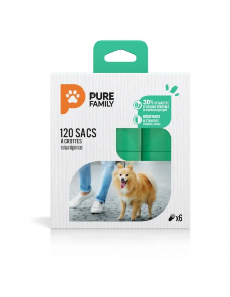 Sac à crottes x120 - Pure Family Pure Family Hygiène