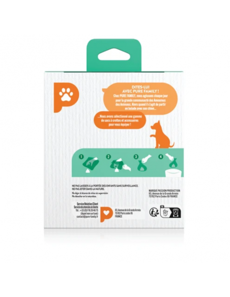 Sac à crottes x120 - Pure Family Pure Family Hygiène