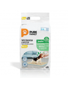 Tapis d'éducation absorbant + M x20 - Pure Family Pure Family Hygiène