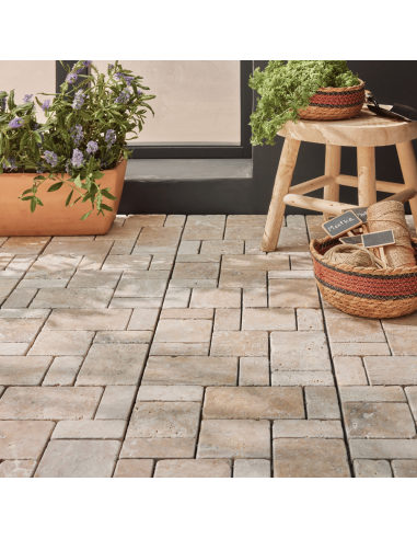 Dalle clipsable pierre blanche x4 - ECLOZ ECLOZ Dalle et caillebotis