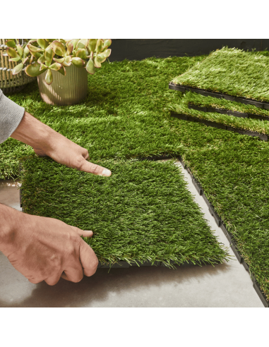 Dalle clipsable gazon x4 - ECLOZ ECLOZ Dalle et caillebotis