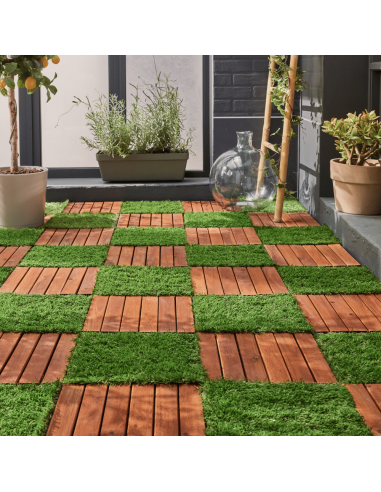 Dalle clipsable bois x4 - ECLOZ ECLOZ Dalle et caillebotis