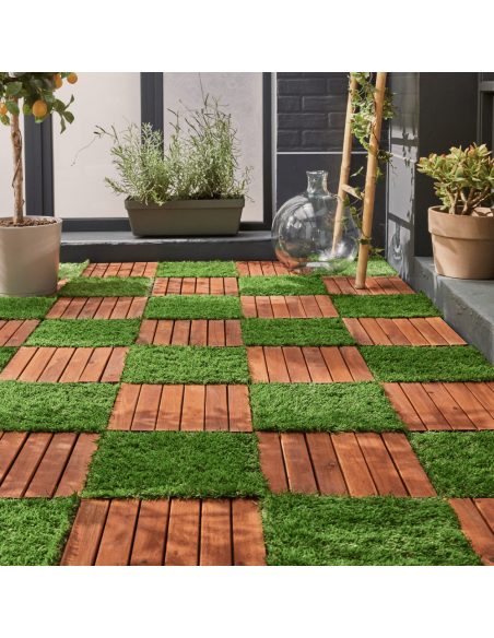 Dalle clipsable bois x4 - ECLOZ ECLOZ Dalle et caillebotis