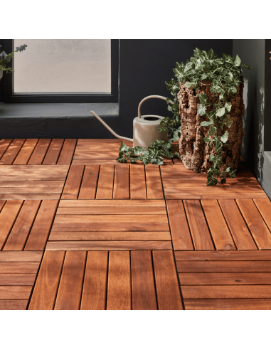 Dalle clipsable bois x4 - ECLOZ ECLOZ Dalle et caillebotis