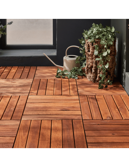 Dalle clipsable bois x4 - ECLOZ ECLOZ Dalle et caillebotis