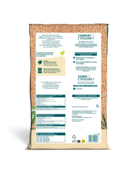 Vermiculite 5L - ECLOZ ECLOZ Amendement des sols