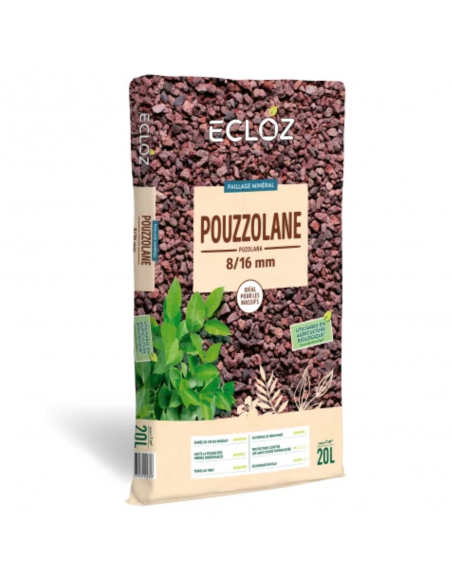 Pouzzolane 20L - Calibre 8/16mm - ECLOZ ECLOZ Amendement des sols
