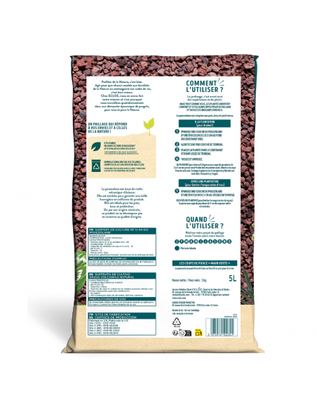 Pouzzolane 20L - Calibre 8/16mm - ECLOZ ECLOZ Amendement des sols